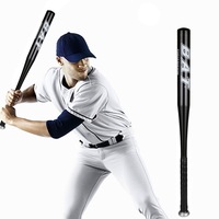 Vivva 25inch Black Aluminium Baseball Bat Racket Outdoor Sports wood Lightweight