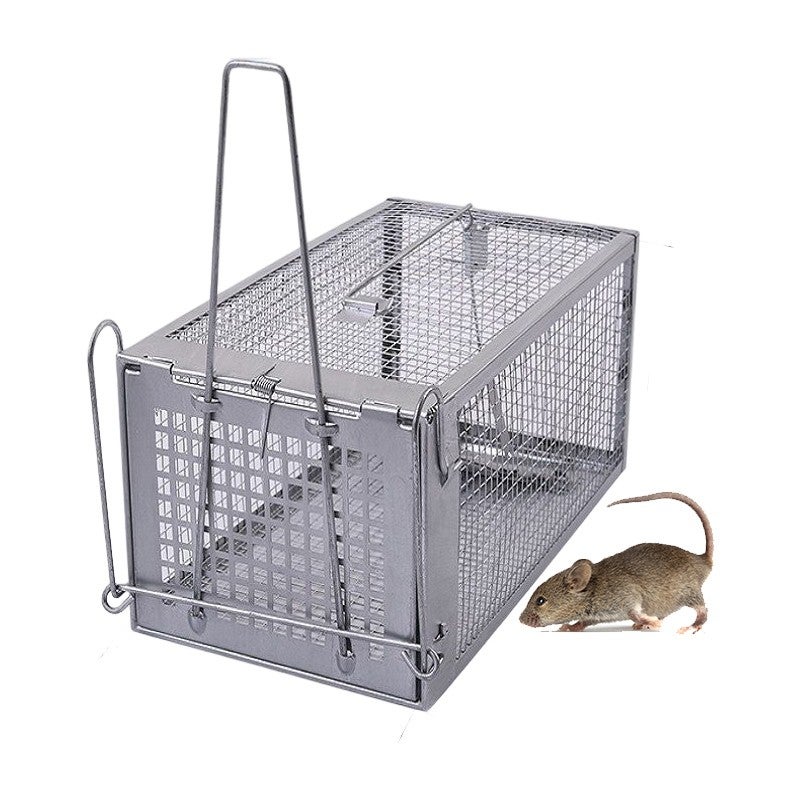 AU Mouse Rat Trap Cage Small Live Animal Pest Rodent Control Bait Catch