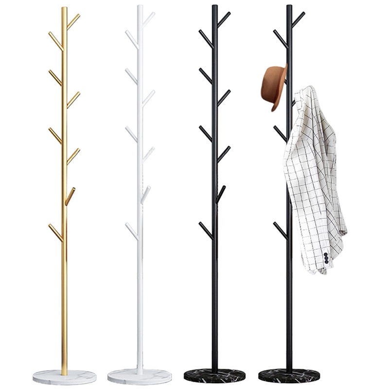 Buy Coat Rack Steel Clothes Stand Tree Hanger Hat Garment Hook Organizer Marble Base3 Colours