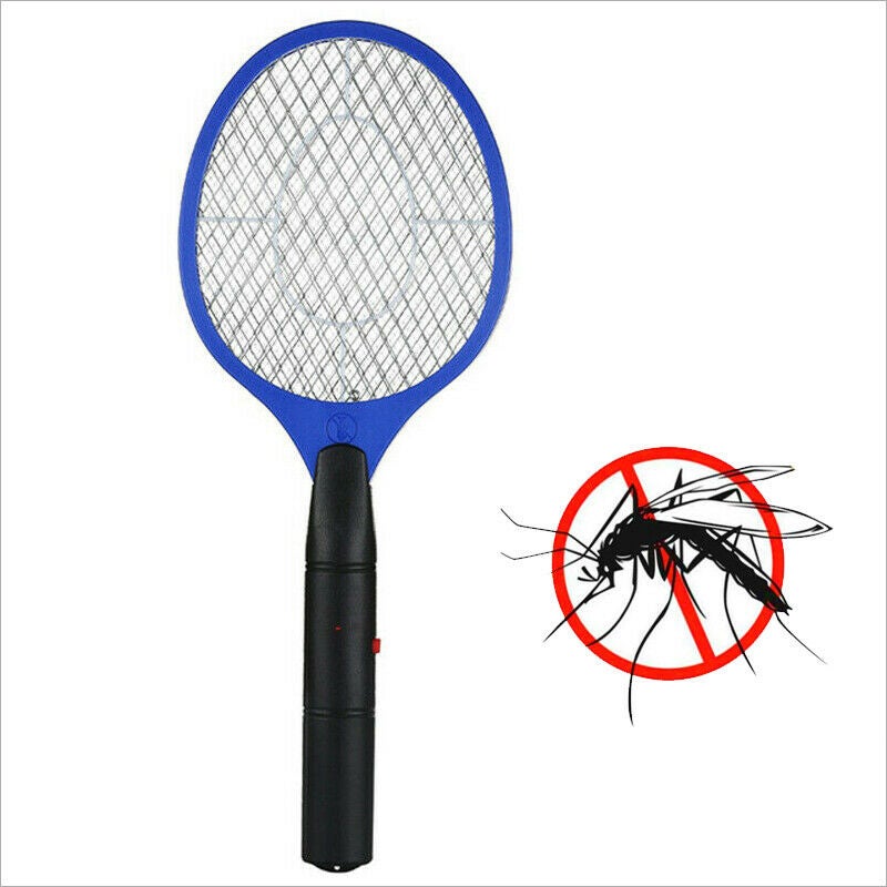 Vivva Electric Bug Zapper Tennis Racket Mosquito Fly Swatter Insect Killer Battery Red