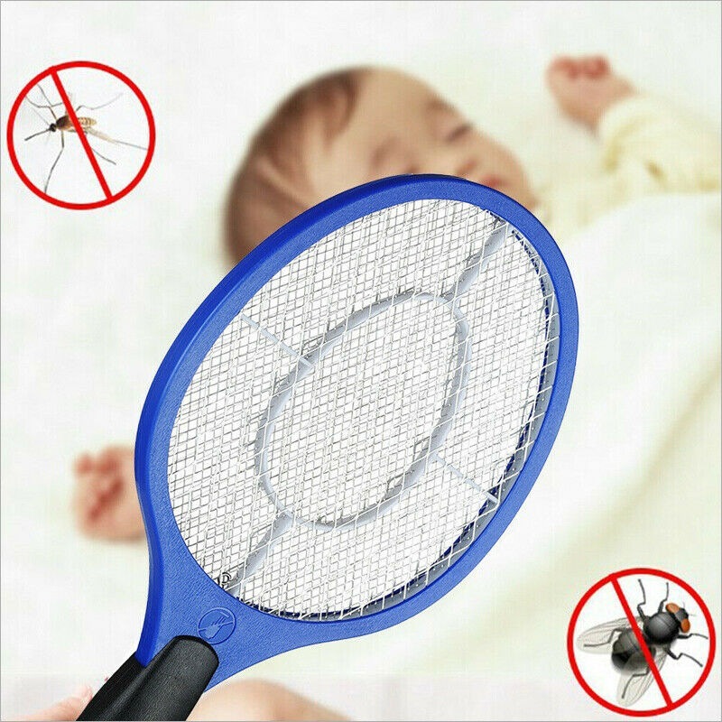 Electric Bug Zapper Tennis Racket Mosquito Fly Swatter Insect Killer MyDeal