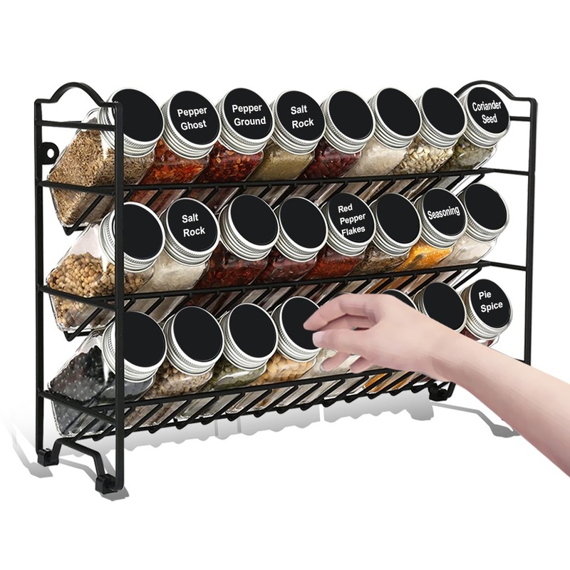 Buy VIVVA Kitchen Spice Jars Rack Shelves Can Storage Cabinet Organizer ...