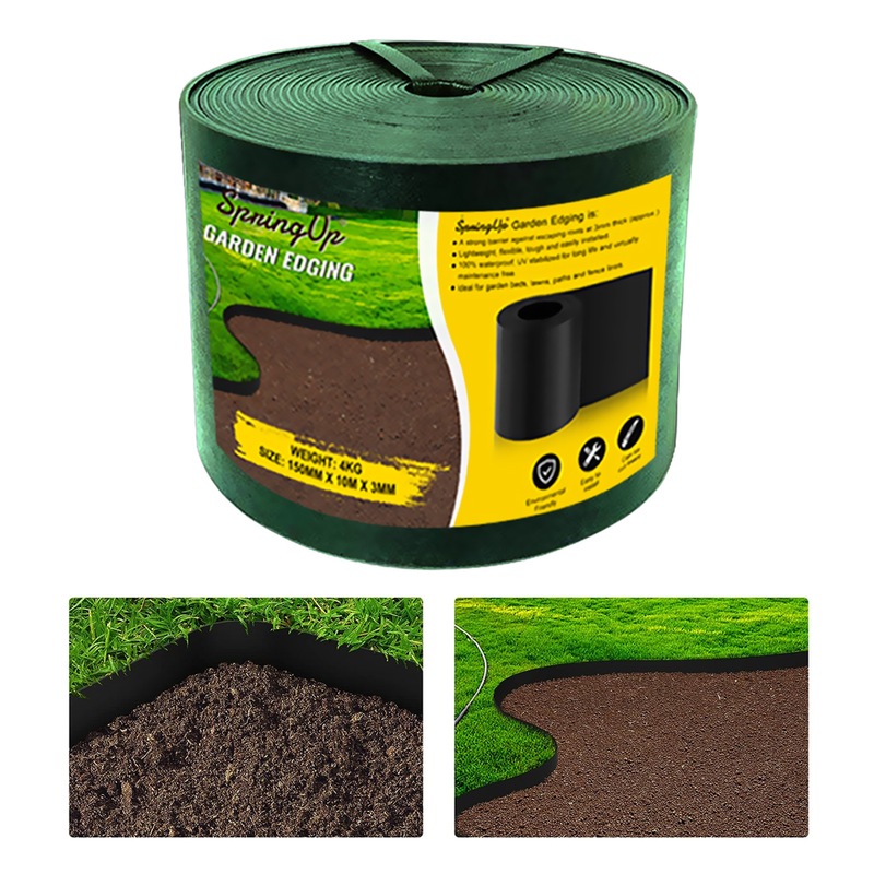 Buy SpringUp Plastic Garden Edging 150mmx10M Border Support Flexible
