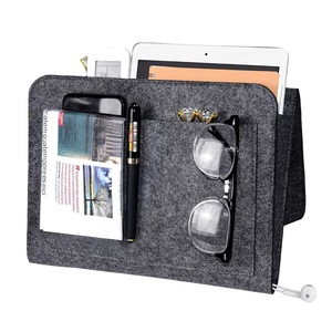 Storage Bag Hanging Sofa Bedside Organizer Caddy Pocket Bed Phone Book Holder (Two Size Four Colours)