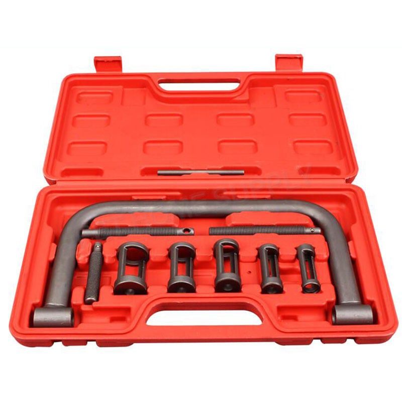 10pc Valve Spring Compressor Tool Kit for Car Motorcycle Petrol Engines Vehicle