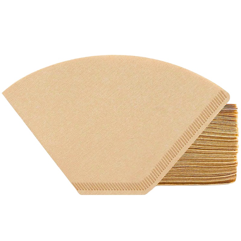 Buy Vivva 200PCS Coffee Filter Paper Natural Unbleached Cone Wooden