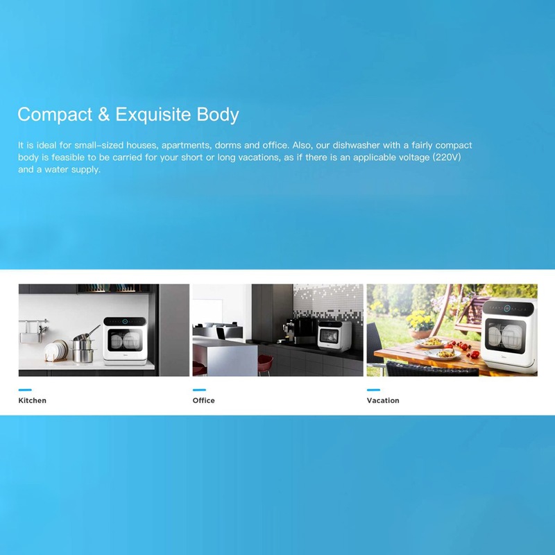 Buy Midea Miniplus Benchtop Dishwasher MyDeal