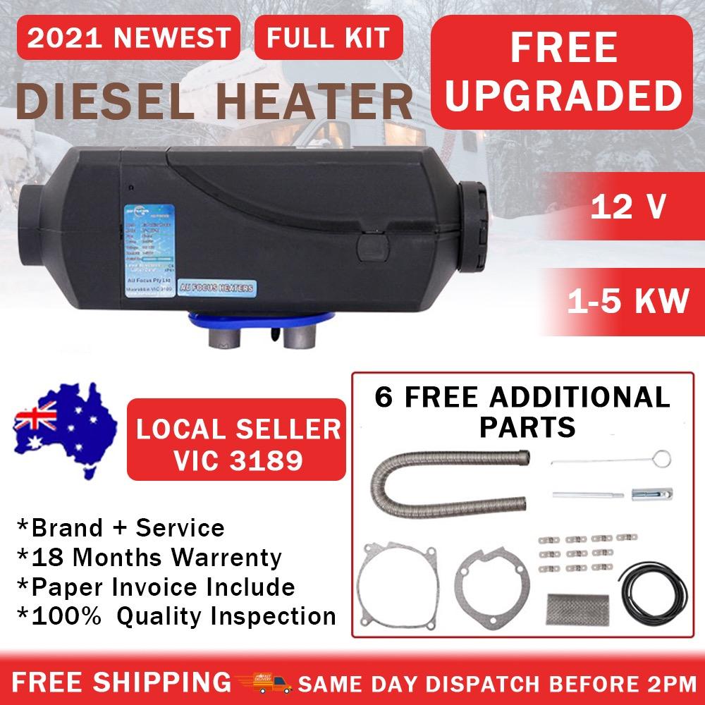 Diesel Heater 12V 5KW Split Adjustable RV Trailer Boat Motorhome Garage AU FOCUS
