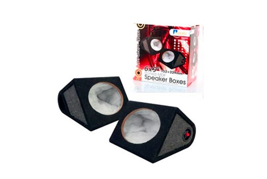Aerpro PB6902 6x9" Sealed Speaker Enclosure Box MDF Cabinet Surface (Pair) 6x9 Inch
