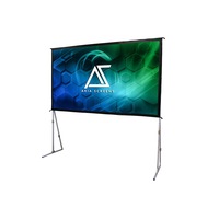 Akia Screens 120" Indoor Outdoor Portable Projector Screen with Stand