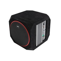 Boss Audio CUBE10 10" 4 Ohm 800W SVC Amplified Subwoofer w/ Enclosure