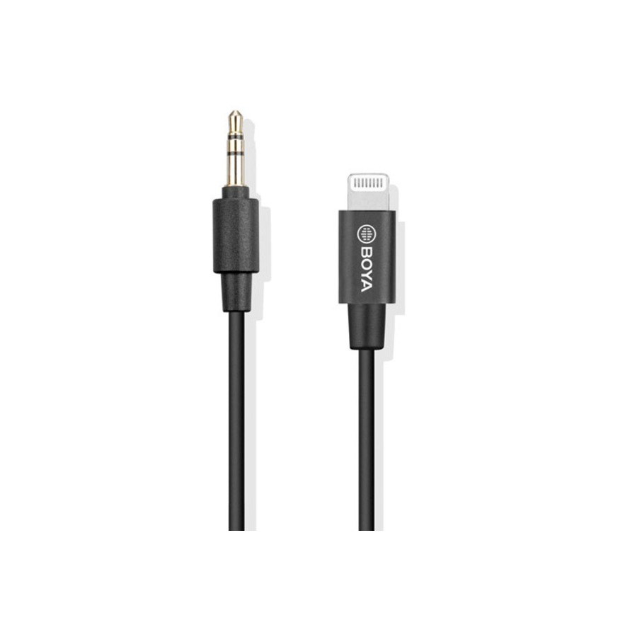 Boya BY-M2 Lavalier Clip On Lapel Microphone for iOS Devices