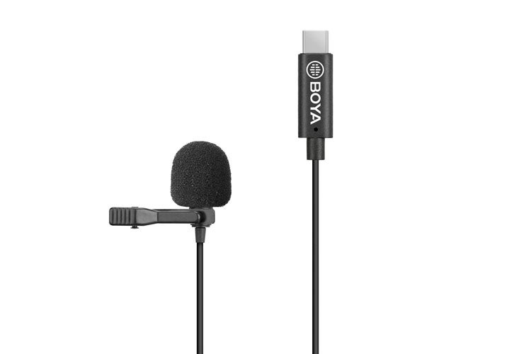 Boya BY-M3 Lavalier Clip On Lapel Microphone for Android Devices