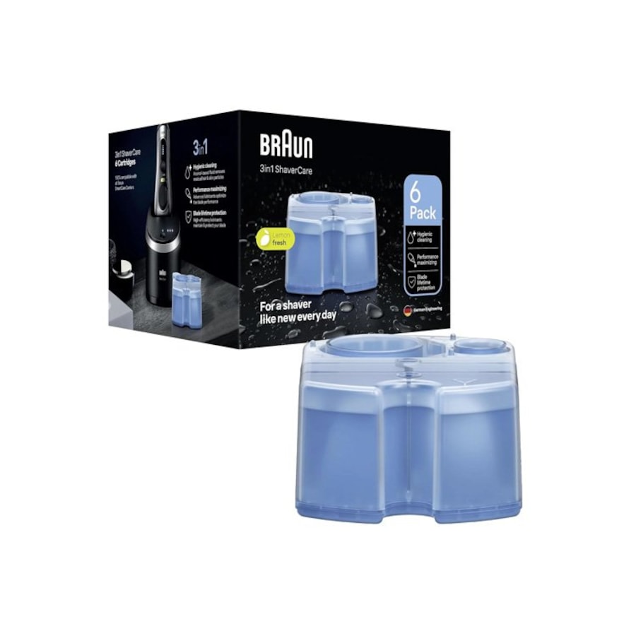 Braun CCR6 Clean & Renew Refill Cartridges CCR2 (170ml x 6 Pack)