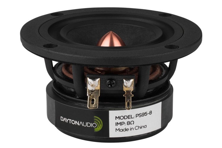 Dayton Audio PS95-8 3.5" Point Source Full-Range Driver 8 Ohm 3-1/2"