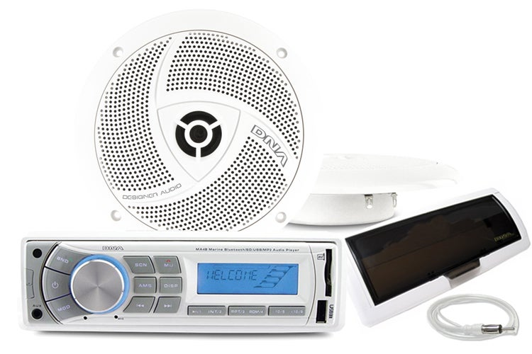 DNA MA4BP Marine Audio Pack Radio + 6.5" Speakers + Antenna
