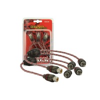 DNA RCA412R 22cm Y Splitter 1 Female To 2 Male RCA Cable