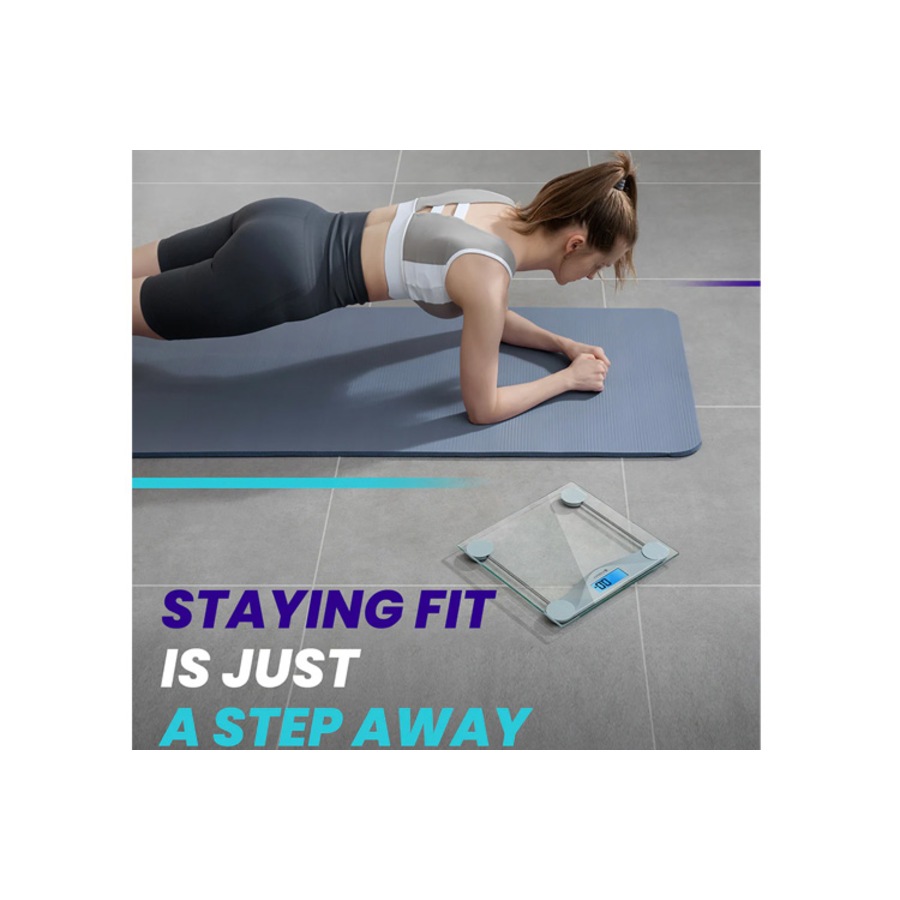 Etekcity Digital Body Weight Bathroom Scale - Silver