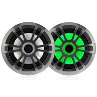 Fusion EL-FL651SPG 6.5" Shallow Mount Marine Speakers w/ LEDs