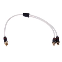 Fusion MS-RCAYF RCA Splitter Cable Male to Dual Female Connector
