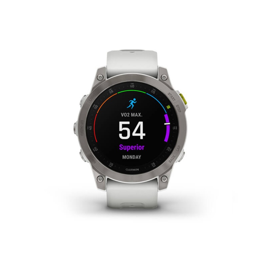 Garmin epix Gen 2 Sapphire - White Titanium 010-02582-22 Premium Smart