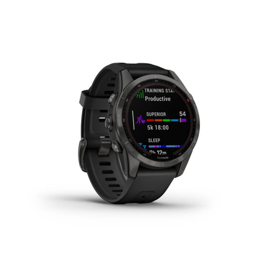 Garmin Fenix 7S Sapphire Solar Carbon Grey DLC Titanium 010-02539-26