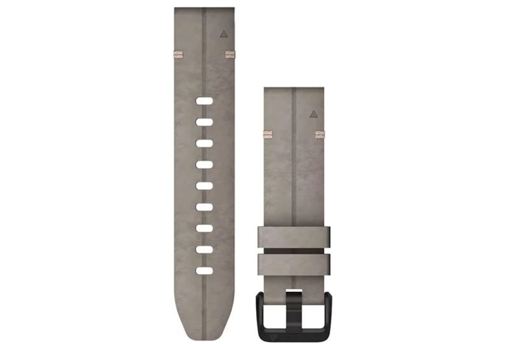 Garmin QuickFit 20 Shale Gray Suede Leather Band 010-12876-00 Australia