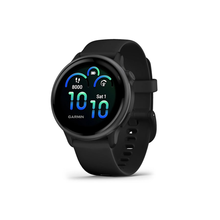 Garmin Vivoactive 6 GPS Fitness Smartwatch - Slate with Black Band