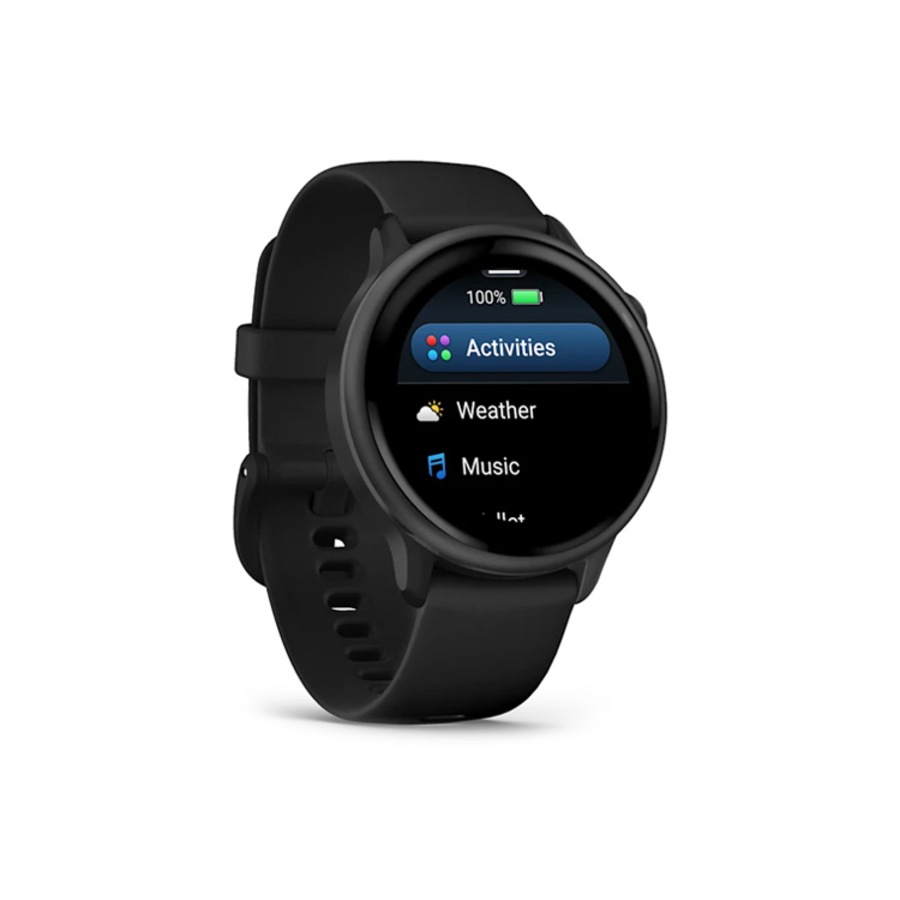 Garmin Vivoactive 6 GPS Fitness Smartwatch - Slate with Black Band