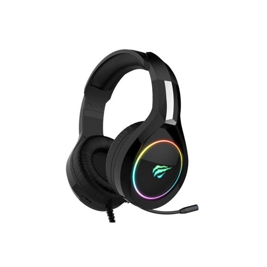 Havit RGB Gaming Headset + 3.5mm Headset Mic Splitter Xbox