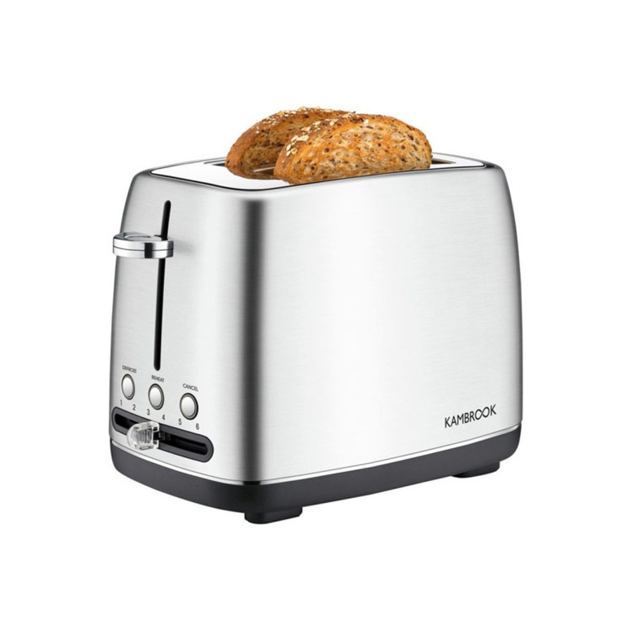 Kambrook 2 Slice 900W Stainless Steel Bread Toaster Silver KTA270BSS