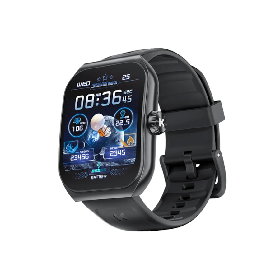 KUMI KU7 Smart Watch - Dark Grey