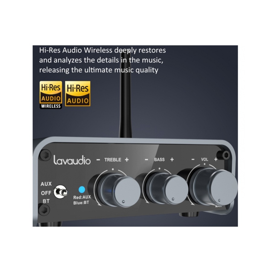 Lavaudio DS300 200W Bluetooth DAC 2 Channel Amplifier