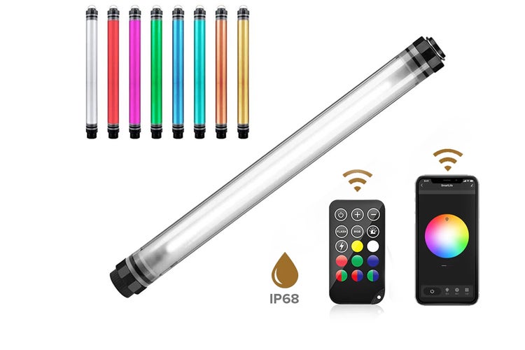 LUXCEO P7RGB Pro Handheld LED Light Wand Stick RGB Light Full Color