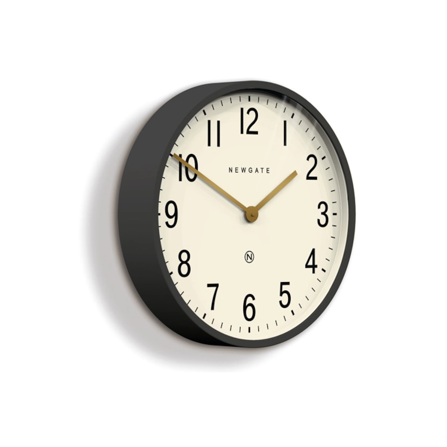 Newgate Mr Edwards Clock Matte Blizzard Grey