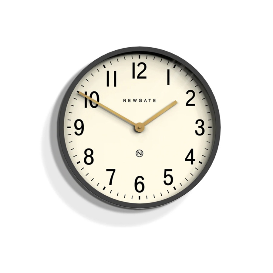 Newgate Mr Edwards Clock Matte Blizzard Grey