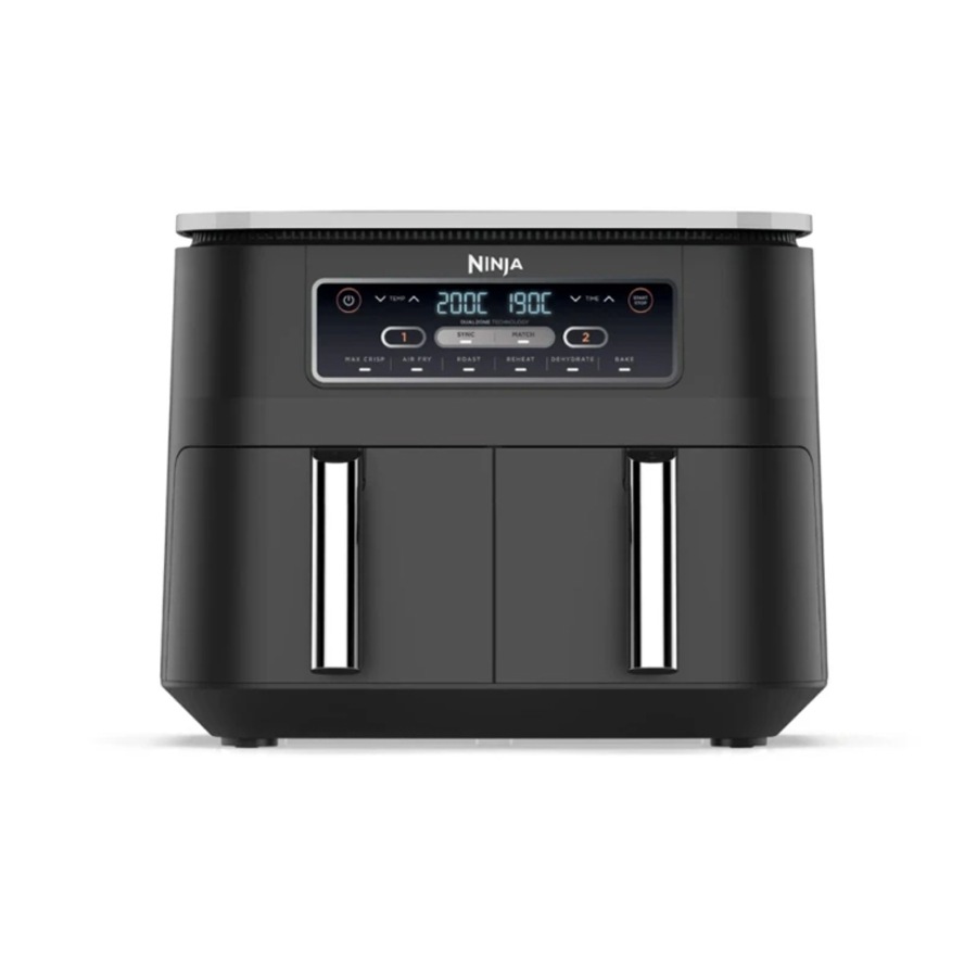 Ninja Foodi AF300 Air Fryer Dual Zone Technology 7.6 Litre 2 Draws