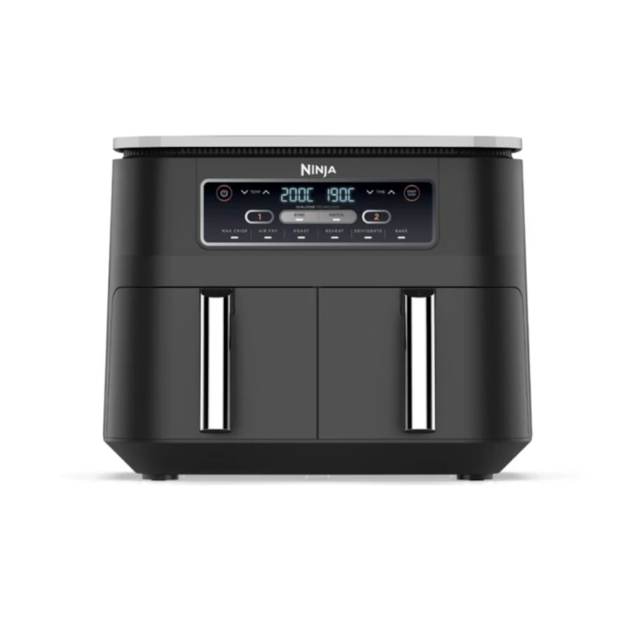 Ninja Foodi AF300 Air Fryer Dual Zone Technology 7.6 Litre 2 Draws