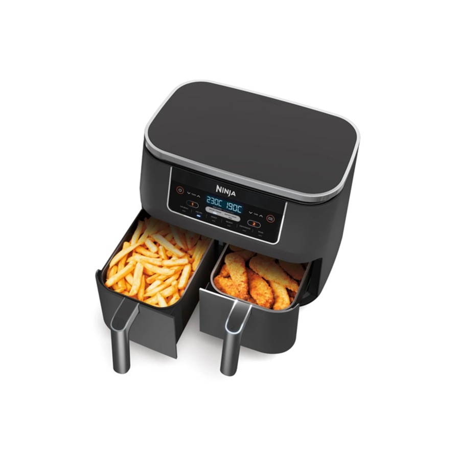 Ninja Foodi AF300 Air Fryer Dual Zone Technology 7.6 Litre 2 Draws