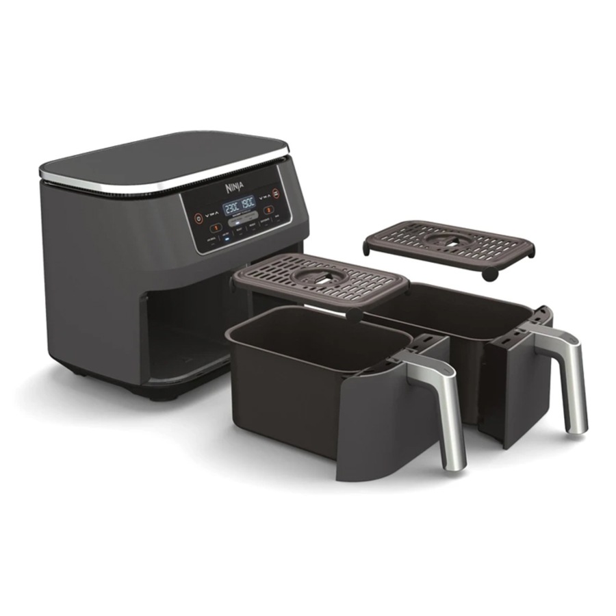 Ninja Foodi AF300 Air Fryer Dual Zone Technology 7.6 Litre 2 Draws