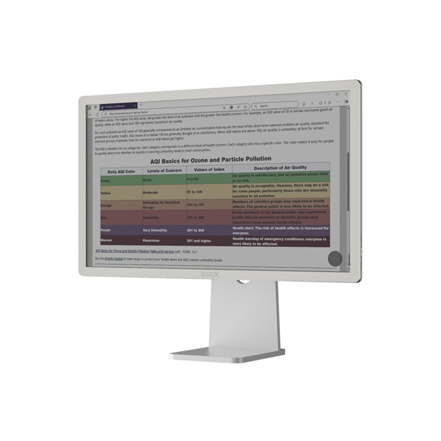 ONYX BOOX Mira Pro Color E-Ink 25.3" Monitor