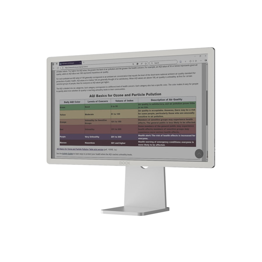 ONYX BOOX Mira Pro Color E-Ink 25.3" Monitor