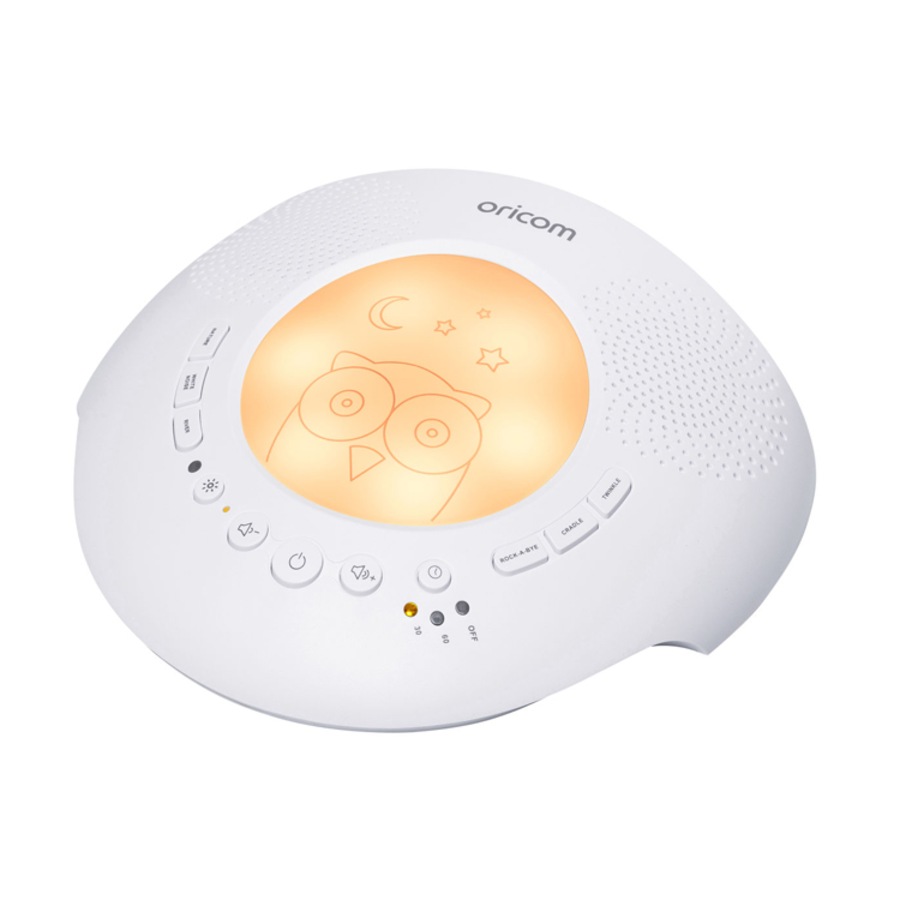 Oricom OLS100 Soothing Sound Machine - Night Light Music Lullaby