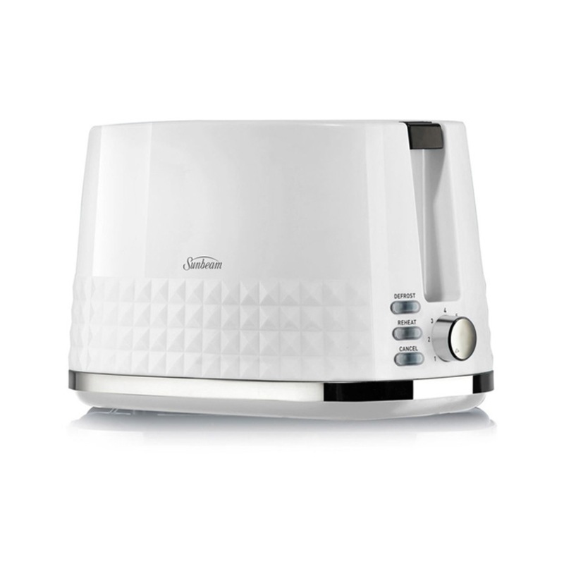 Buy Sunbeam Diamond Collection 2 Slice Toaster White TA1900W MyDeal