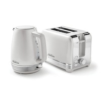 Sunbeam The Chic Collection Breakfast Toaster & Kettle White PUM3510WH