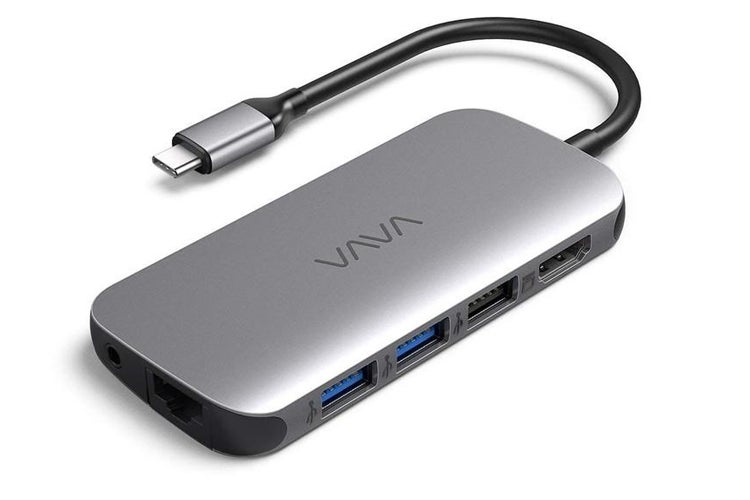 VAVA 9-in-1 Adapter Hub 4K USB-C to HDMI Ethernet Port VA-UC016