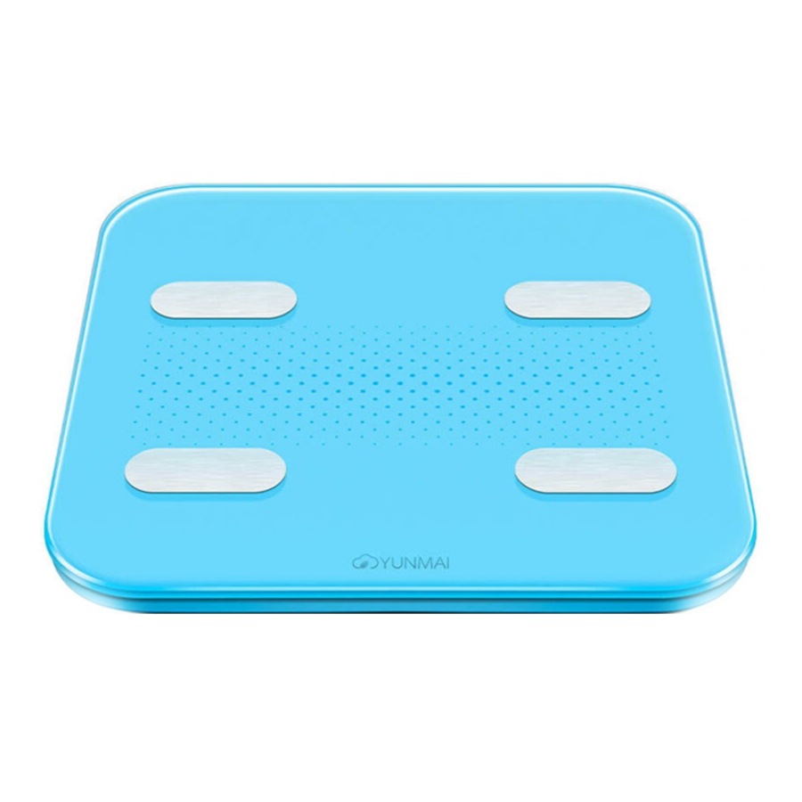 Yunmai S Color 2 Bluetooth Scale Weight Body Fat Composition BMI Blue