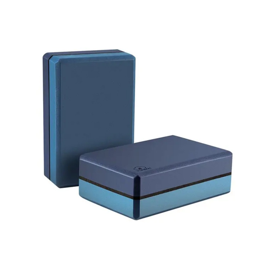 Yunmai Yoga Brick Set of 2 Foam Block High Density Odorless Blue