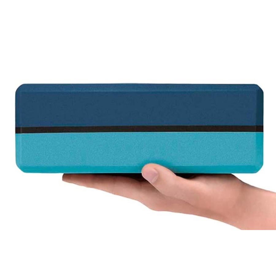 Yunmai Yoga Brick Set of 2 Foam Block High Density Odorless Blue