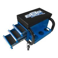 888 Series by SP Tools 3-Drawer Roller Seat with Tool Storage & Can Holders - T8R58